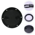 thumbnail image 2 of Shisuyan Housse de Trappe Ronde Noire en ABS Protection de Pont 1Ensemble, 2 of 9