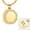 Gold, variant on Drum Necklace for Cremation Ashes Urn Necklace for Ashes of Loved One Memorial Jewelry Pendent for Ashes and Chain