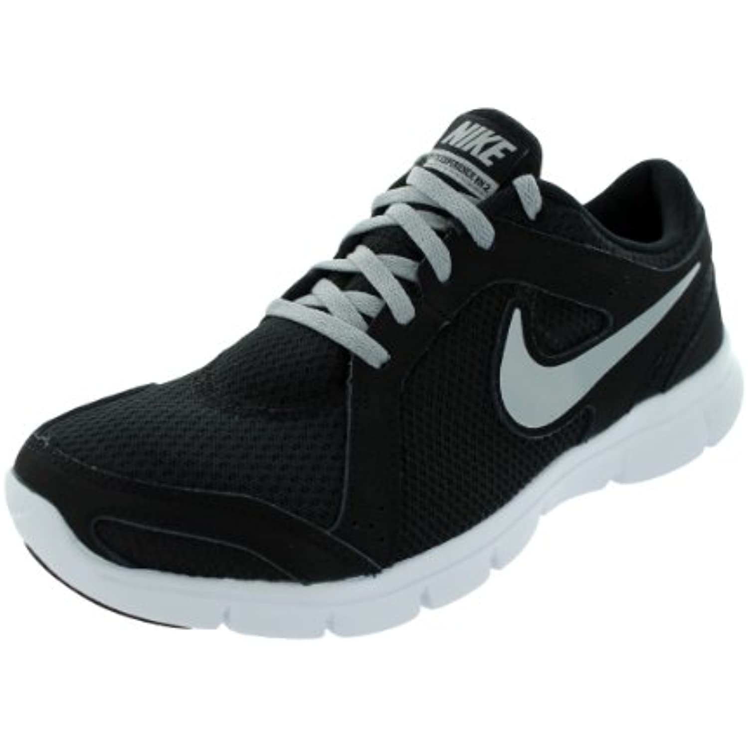 Nike Experience RN 2 Black/Mtllc Slvr/Wlf Gry/White Running Shoes 7 Women US - Walmart.com