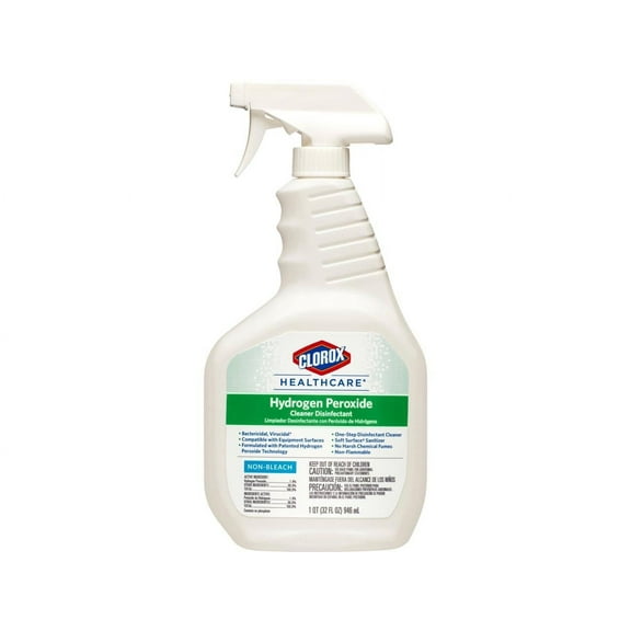 Clorox Healthcare Surface Cleaner - Liquid - 0.25 gal (32 fl oz) - 1 Each - Clear