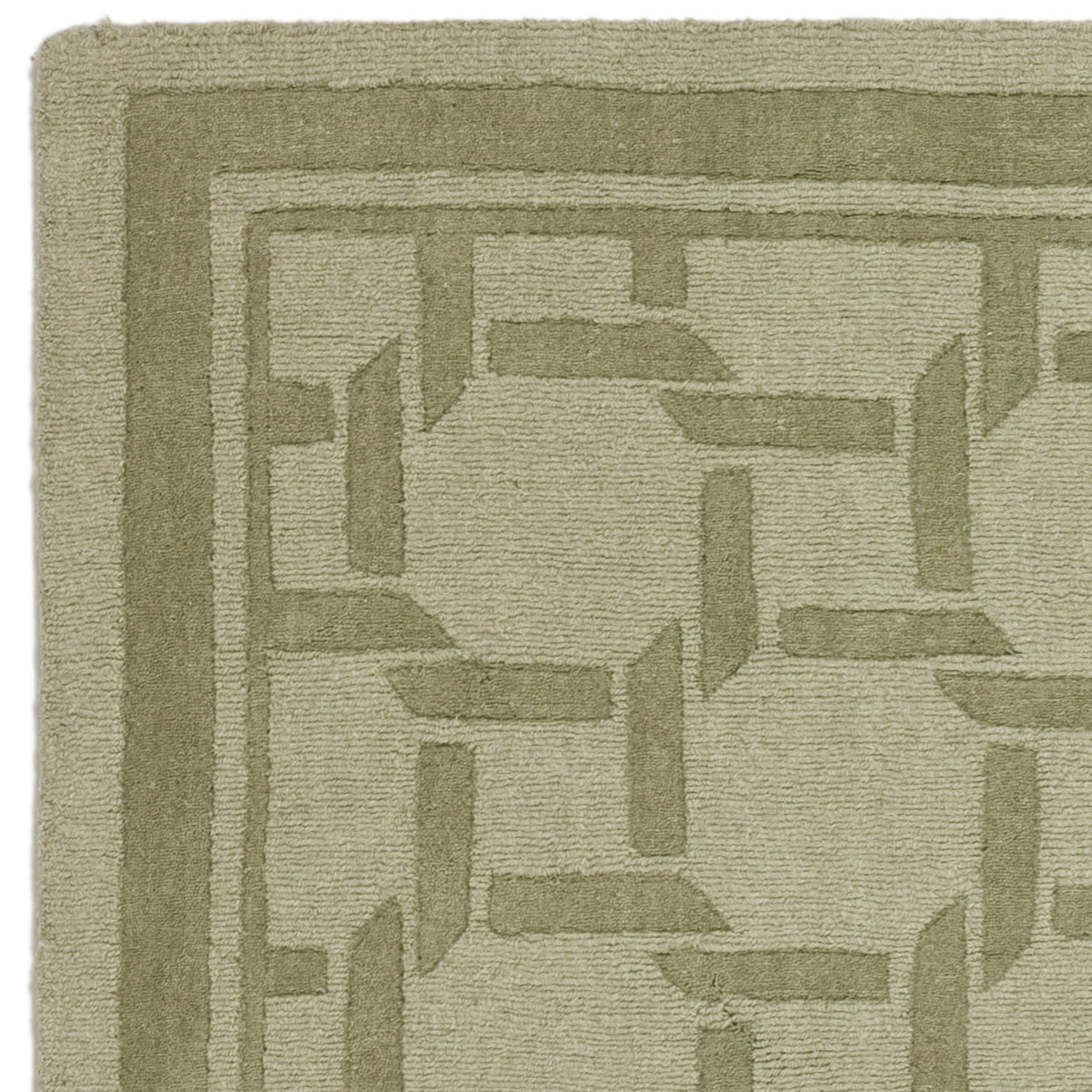 SAFAVIEH Martha Stewart Resort Weave Geometric Wool Area Rug, Pumpkin Seed, 5' x 8'