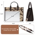 thumbnail image 7 of Wrangler Laptop Bag for Women 15.6 Inch Vintage Work Messenger Bag for Business Briefcase Handbag with Adjustable Shoulder Strap, Cow-Coffee, 7 of 7