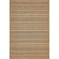 thumbnail image 1 of Unique Loom Tapis à Rayures Modernes Extérieur 6' x 9' Rectangle Brun Clair/brun, 1 of 1