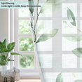 thumbnail image 4 of Yayeee Window Curtains Set of 2 for Living Room Light Filtering 63"x42", Watercolor Leaf Patterns, 4 of 7