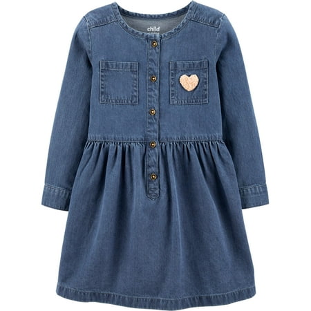 Child of Mine by Carter's Toddler Girl Long Sleeve Twill