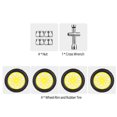thumbnail image 3 of Labymos 4 PCS 85mm Wheel Rim and Rubber Tire for 1:10 Scale RC Car DIY, 3 of 8