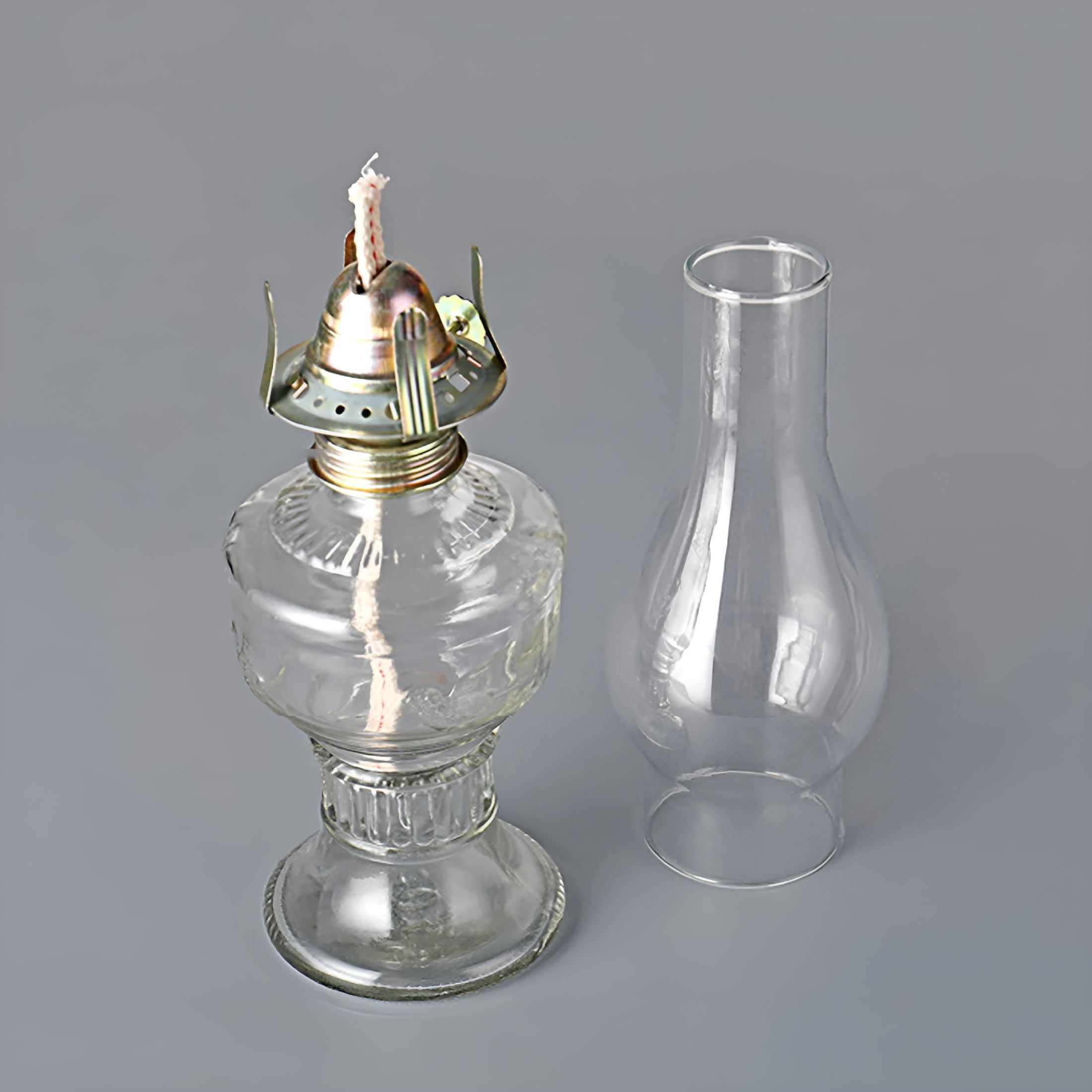 HIBIBUD Oil Lamps Use Vintage Hurricane Emergency Glass Large Lantern Classic Decorative