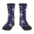 thumbnail image 1 of Kdxio Abstract Skiing Print Children's Socks for Daily Wear and Sports Use Colorblock Mid-Calf Design Breathable Material, 1 of 5