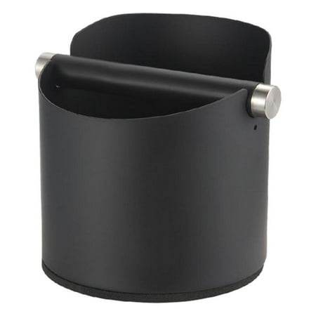 

Durable Knock Box for Coffee Detachable Knock Bar Espresso Bin for Home Kitchen Office - Black L