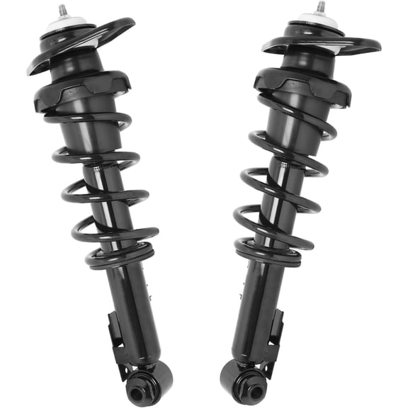 Detroit Axle - 2 Rear Quick Complete Struts with Coil Spring Assembly for 2007-2015 Mini Cooper, 2008 2009 2010 2011 2012 2013 2014