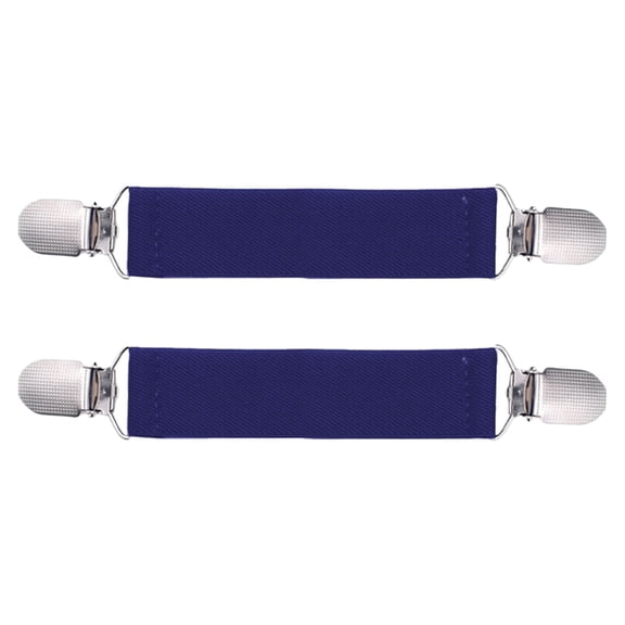 Meiiso Children'S Gloves with Anti-Slip Straps Clips Va 2.5X7.5cm Set, Stainless Steel Elastic Glove Holders To Prevent Loss, Double-Sided Polyester