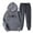 Dark Gray, variant on Sweatsuits for Women Set 2 Piece Hoodie Sweatshirt and Sweatpant Sets Oversize Fall Winter Workout Sport Gym Vacation Travel Casual Comfortable Lounge Gym Cotton Workout Jogging Tracksuits