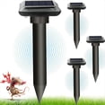 thumbnail image 1 of Repelente Solar de , Repelente de Ratones Ultrasónico y con Energía Solar, Impermeable para Césped, Patio y Jardín, 4 Piezas, 1 of 5