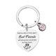 thumbnail image 4 of Regalos para novias, amigas, hermanas, colegas, compañeras de clase, llavero de acero inoxidable con letras creativas personalizadas, 4 of 5