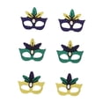 thumbnail image 2 of Juego de 6 pendientes con máscara de de carnaval, bonitos para fiesta de regalo de cumpleaños y Halloween estilo B, 2 of 8