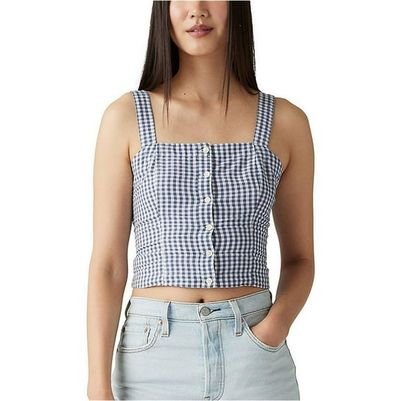 Levi's Womens Lottie Linen Tank Top, Multicoloured, X-Large