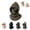 Green, variant on One-Piece Flannel Warm Mask Hat, 3-in-1 Winter Hat Windproof Balaclava Ski Mask Fleece Lined Full Cover Winter Warm Hood