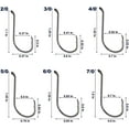 thumbnail image 3 of 100pcs Octopus Beak Offset Fishing Hooks Froged Sport Circle Hooks Sharp High Carbon Steel Fishing Hook, 3 of 8