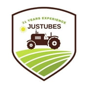 Justubes 4.00x15 Tractor Tires With Tubes – 3-Rib Front F2 Heavy Duty 4-Ply Tubeless Set for Lawn & Farm