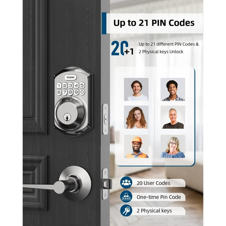 Pin entry sales door locks