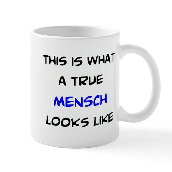 CafePress - True Mensch Mug Mugs - 11 oz Ceramic Mug - Novelty Coffee Tea Cup