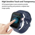 thumbnail image 5 of 5 Pack Case Compatible for Apple Watch Series 8 & Series 7 45mm with Tempered Glass Screen Protector, PC Hard Ultra-Thin Scratch Resistant Bumper Protective Cover for iWatch 45mm Accessories, 5 of 5