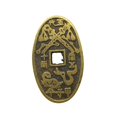 thumbnail image 3 of Moneda de Cobre Antigua perfecl Jia Zi Amuletos 33x57mm, 3 of 8