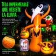 thumbnail image 4 of Inflable Halloween Arbol Calabazas Fantasma Ojo 2.45m Led, 4 of 7