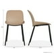 thumbnail image 3 of Set 4 Sillas Noto Plastico para Comedor, Cocina o Jardin con Base de Metal Mundo In  Noto, 3 of 9