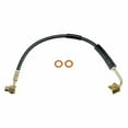 thumbnail image 2 of KarParts360 For Ford E-450 Econoline Super Duty 2000 2001 2002 Brake Hydraulic Hose | EPDM Rubber | Black | Flexible Hose | Banjo End 1 | Treated Steel End 1 | 17.13 Inches Axis 1 Length | F5UZ-2078-, 2 of 5