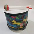 thumbnail image 3 of Tambor de piso sarrollo educativo musicales mazos Instrumento juguete Tambor para niños, 3 of 9