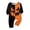 Baby, variant on HTHLVMD Halloween Pajamas, Family Pajamas Matching Sets, Halloween Matching Family Pajamas Black Orange Ghost Print Long Sleeve 2 Piece Pajama Set Spooky Sleepwear Nightwear Loungewear Haunted Photos