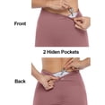 thumbnail image 4 of Women's Biker Shorts High Waist Butt Lift Yoga Workout Shorts with Hidden Pockets, 4 of 7
