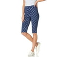 thumbnail image 1 of HUE Cotton Knee Capri, 1 of 4