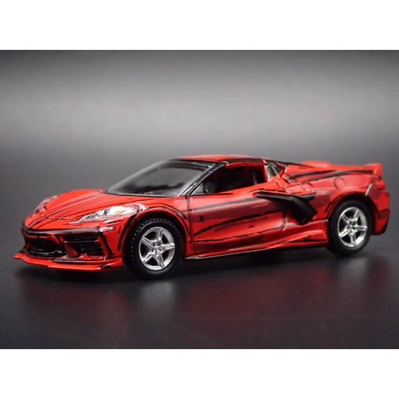 Open Box 2020-2026 CHEVY CHEVROLET CORVETTE C8 WRECKED GPK 1:64 SCALE DIECAST MODEL CAR