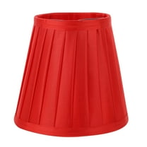 SOPOTUTU 1Pc Decorative Red Lampshade Cloth Light Cover for Table Lamp