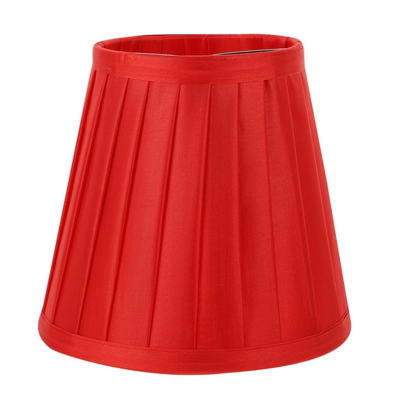 SOPOTUTU 1Pc Decorative Red Lampshade Cloth Light Cover for Table Lamp