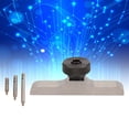 thumbnail image 3 of Depth Dial Indicator Base, Stainless Steel Hardened Ground Base with 3 Extension Rods 0-30mm, for Precise Stable Depth Measurement, 3 of 7