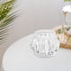 thumbnail image 4 of Portavelas de cristal transparente, portavelas de pilar de cuenco redondo, candelabro para dormitorios, restaurantes, de estar, decoración de Estilo A, 4 of 8