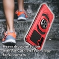 thumbnail image 4 of Cass Creations Case for Samsung Galaxy A32 5G, Advanced Armor Full Body Hybrid Shock Proof Bumper Protective Phone Cover - Red, 4 of 5
