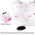 thumbnail image 5 of Large Mouse Pad, Cute Pink Floral Computer Desk Mat for Keyboard and Mouse, Cute Office Decor Women Girls Computer Accessories College Essentials Work Home Office Suppliess, 31.5"x15.7", 5 of 6