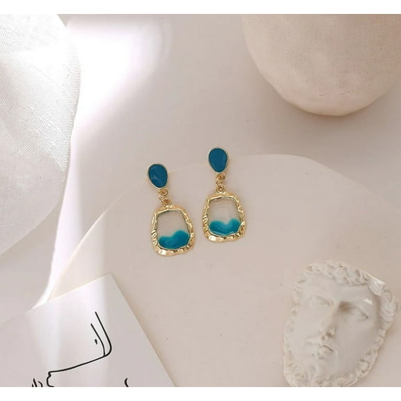 Teal Ombre' Earrings