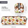 thumbnail image 3 of Rocae Thanksgiving Turkey for Pen and Marker Pouch with Zipper for Men and Women, Stationery Bag Pen Holder for Work and Office, 3 of 9