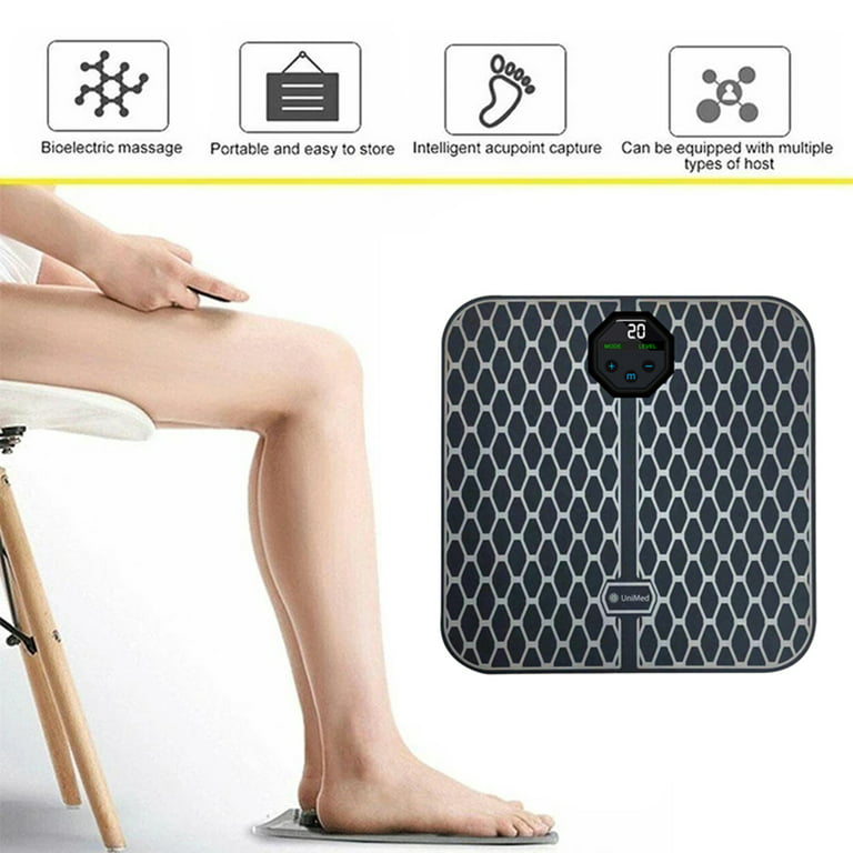 Electric EMS Foot Massager Pad Electrical Muscle Stimulation Foot Massager  USB Charging Portable Foldable Massage Mat