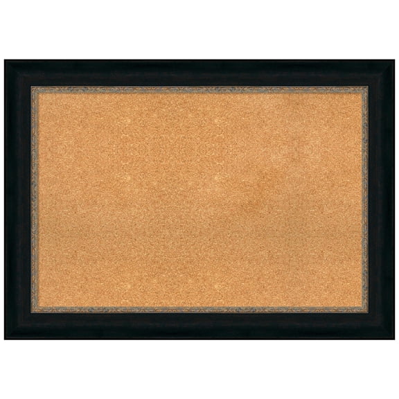 Amanti Art Natural Cork Board Framed Paragon Bronze Bulletin Board 43 in. x 31 in.
