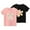 Pink, variant on Lopecy-Sta 2 Pack Girls Short Sleeve Shirts Soft Crewneck T-Shirts Basic Layering Summer Tops