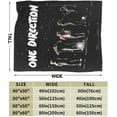 thumbnail image 3 of One Music Direction Throw Blankets Warm Super Soft and All Season Plush Blanket for Sofa Bed Living Room Decor 40"x30", 3 of 6