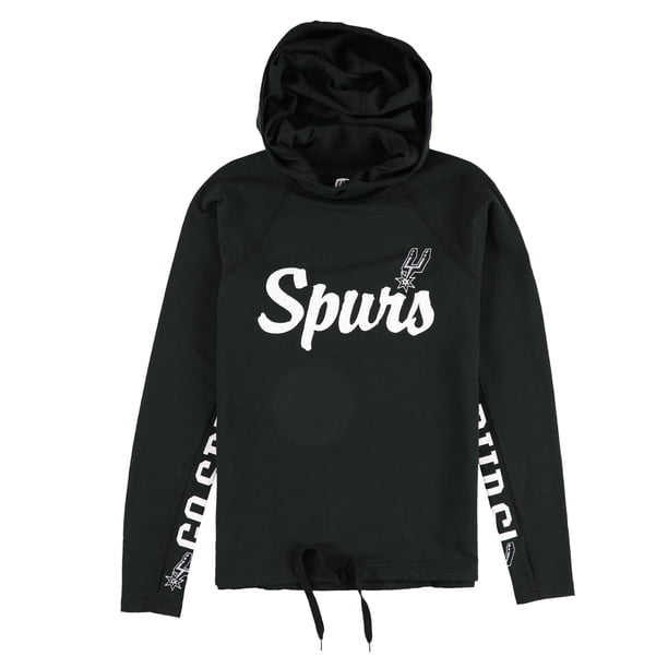 G-III Sports Womens San Antonio Spurs Hoodie Sweatshirt, black, M