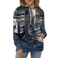 thumbnail image 4 of Football Cowboys Men's Women Vintage 3D Hooded Sweatshirt - All-Season Loose Fit Streetwear, 4 of 6