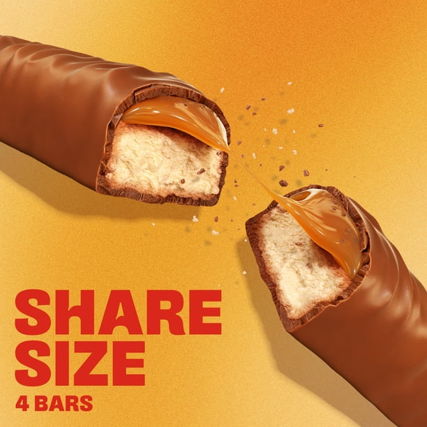 Twix Milk Chocolate Caramel Cookie Bars, Share Size - Walmart